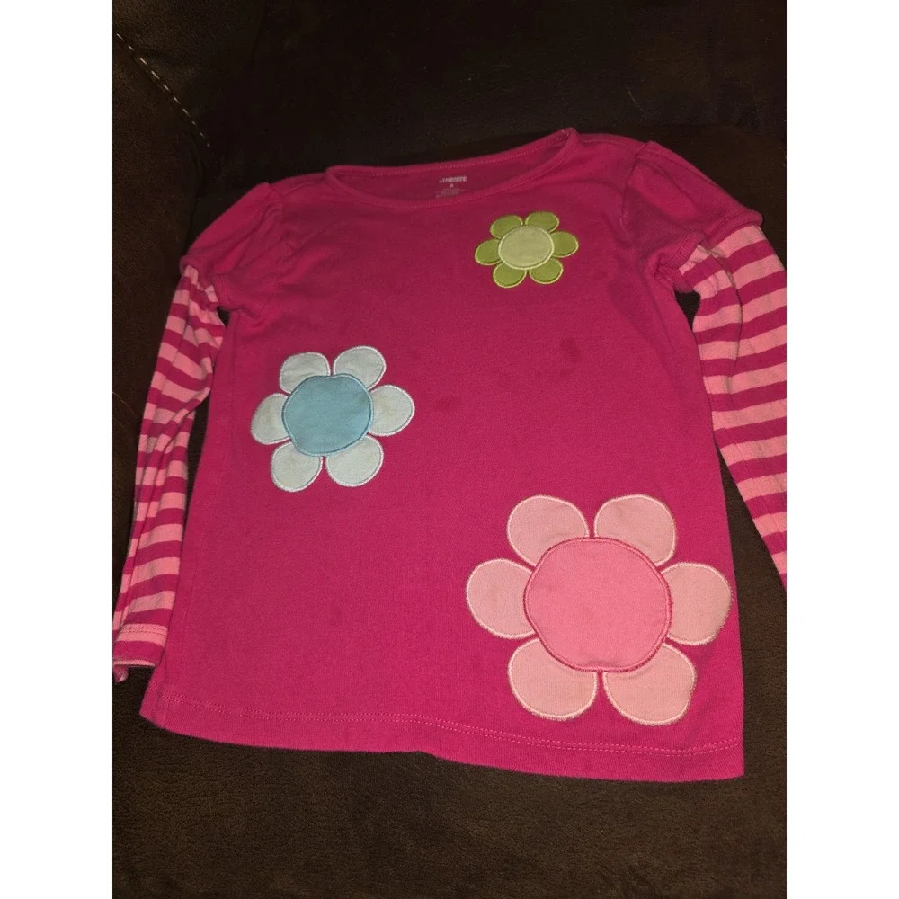 Gymboree smart and sweet pink top size 6 jeans size 6 slim